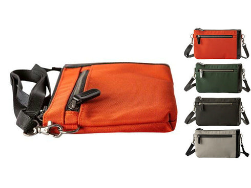 【豊岡鞄 E+pleasure NET603 ライトベージュ】EVITA サコッシュポシェット